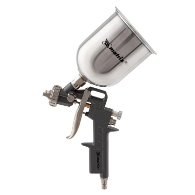 Краскораспылитель пневматический с верхним бачком V 0.6 л, сопло D 1.2, 1.5 и 1.8 мм Matrix по ценам производителя в Екатеринбурге с доставкой по всей России