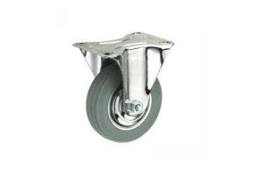 Колесо неповоротное серая резина FC 63 f 160 мм по ценам производителя в Екатеринбурге с доставкой по всей России