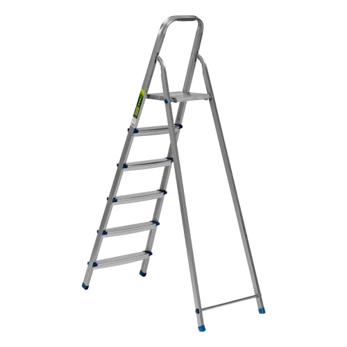 Стремянка, 6 ступеней, стальная, оцинкованная Сибртех по ценам производителя в Екатеринбурге с доставкой по всей России