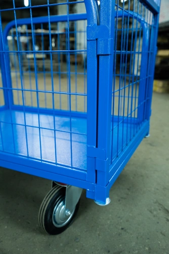 Тележка платформенная TOR ТП-2С (600х900) с бортами из сетки и двумя ручками (колеса 160 мм) по ценам производителя в Екатеринбурге с доставкой по всей России