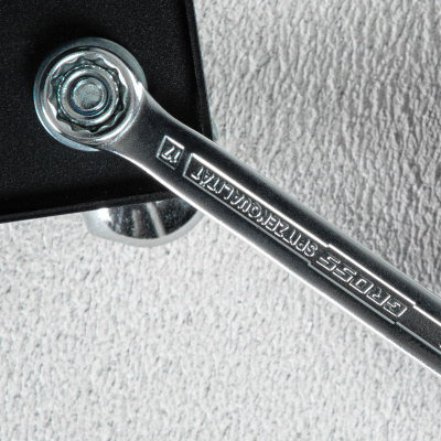 Ключ комбинированный 17 мм, CrV, холодный штамп Gross по ценам производителя в Екатеринбурге с доставкой по всей России