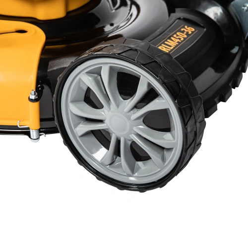 Газонокосилка аккумуляторная бесщеточная RLM450-36, Li-ion, 36 В, 4 Ач, 450 мм, травосборник 40 л Denzel по ценам производителя в Екатеринбурге с доставкой по всей России