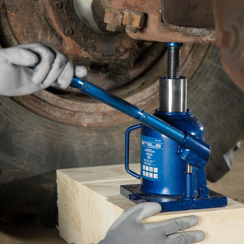 Домкрат гидравлический бутылочный телескопический, 10 т, H подъема 170-430 мм Stels по ценам производителя в Екатеринбурге с доставкой по всей России