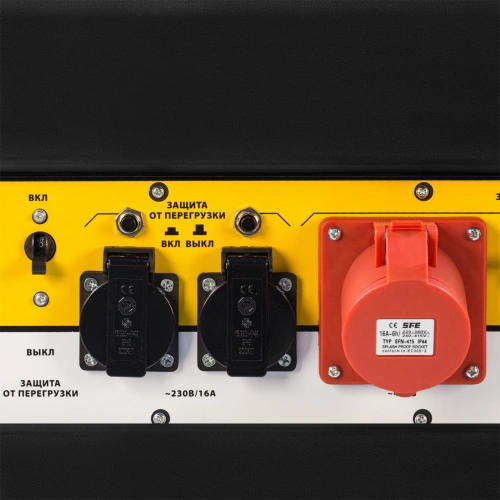 Генератор бензиновый PS 80 E-3, 6.6 кВт, 400 В, 25 л, электростартер Denzel по ценам производителя в Екатеринбурге с доставкой по всей России