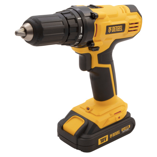 Дрель-шуруповерт аккумуляторная CDL-IB-18-02, Li-Ion, 18 В, 2 акк. Denzel по ценам производителя в Екатеринбурге с доставкой по всей России