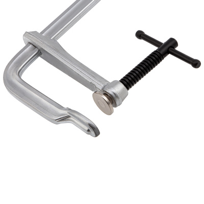 Струбцина F-образная, 120x400мм, кованая Denzel по ценам производителя в Екатеринбурге с доставкой по всей России