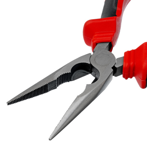 Длинногубцы прямые, 180 мм, хром-ванадий, двухкомпонентные рукоятки Matrix по ценам производителя в Екатеринбурге с доставкой по всей России