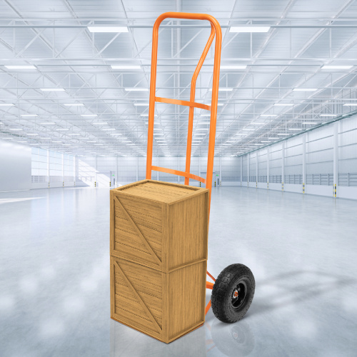 Тележка ручная двухколесная НТ1805, грузоподъемность 150 кг, пневматические колеса D 260 мм, платформа 350 х 235 мм Сибртех по ценам производителя в Екатеринбурге с доставкой по всей России