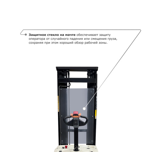 Самоходный электроштабелер PROLIFT M2 SDR 1645 li-ion со свободным подъемом по ценам производителя в Екатеринбурге с доставкой по всей России
