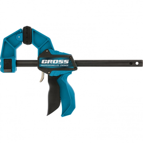 Струбцина реечная, быстрозажимная, пистолетного типа, пошаговый механизм, пластиковый корпус, 450мм Gross по ценам производителя в Екатеринбурге с доставкой по всей России