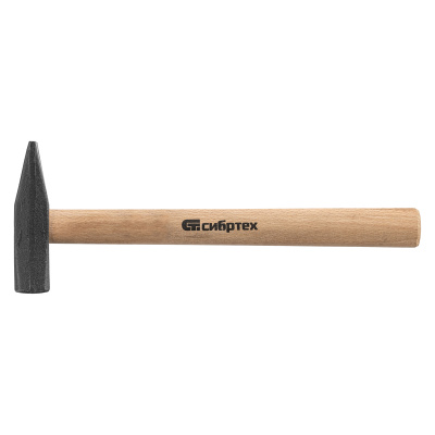 Молоток слесарный 500 г, квадратный боек, деревянная рукоятка Сибртех по ценам производителя в Екатеринбурге с доставкой по всей России