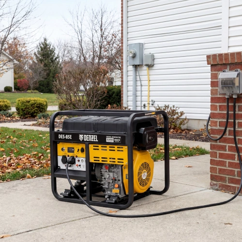Генератор дизельный DES-85E, 8,5 кВт, 230 В, 16 л, электростартер Denzel по ценам производителя в Екатеринбурге с доставкой по всей России