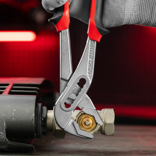 Клещи переставные Nickel (белый) 250 мм, хром-ванадий, двухкомпонентные рукоятки Matrix по ценам производителя в Екатеринбурге с доставкой по всей России