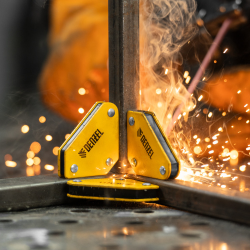 Набор из 4 магнитных фиксаторов для сварочных работ Denzel по ценам производителя в Екатеринбурге с доставкой по всей России