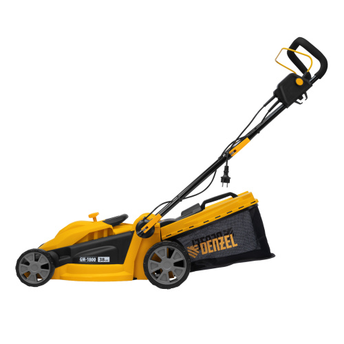 Газонокосилка электрическая GM-1800, 1800 Вт, шир. 38 см, 6 уров., травосб. 40 л. Denzel по ценам производителя в Екатеринбурге с доставкой по всей России