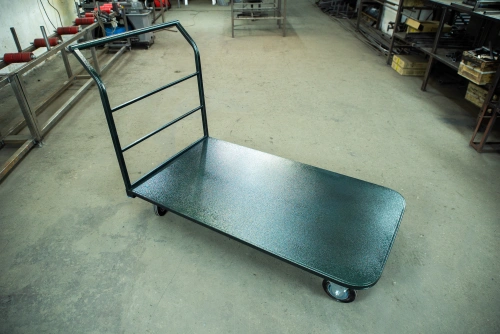 Тележка платформенная TOR ТП-4 (750х1400) г/п 435 кг (160 мм) по ценам производителя в Екатеринбурге с доставкой по всей России