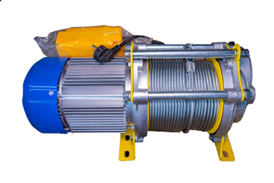 Лебедка электрическая  300/600кг  60/30м с канатом 220В 24м/мин алюминиевый корпус TOR KCD (TSA) по ценам производителя в Екатеринбурге с доставкой по всей России