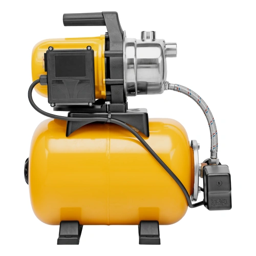 Насосная станция PS800X, 800 Вт, 3200 л/ч, ресивер 24 л, подъем 38 м, нержавейка Denzel по ценам производителя в Екатеринбурге с доставкой по всей России