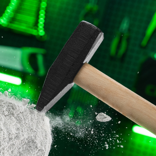 Молоток слесарный 1000 г, квадратный боек, деревянная рукоятка Сибртех по ценам производителя в Екатеринбурге с доставкой по всей России