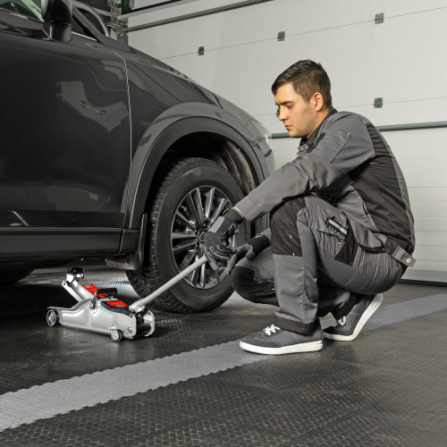 Домкрат гидравлический подкатной, 2 т, Low Profile, 85-330 мм Matrix по ценам производителя в Екатеринбурге с доставкой по всей России