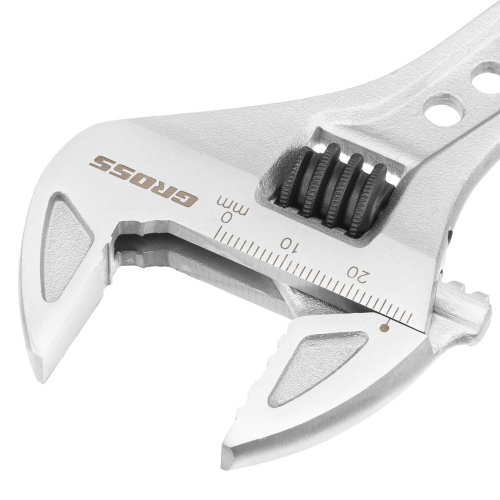 Ключ разводной, 200 мм, CrV, двухкомпонентная ручка Gross по ценам производителя в Екатеринбурге с доставкой по всей России