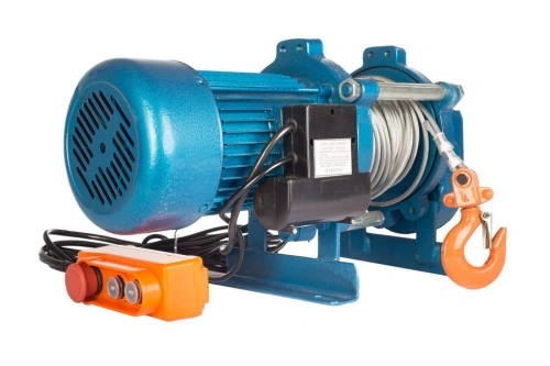 Лебедка электрическая  300 кг  30 м с канатом 220 В TOR KCD по ценам производителя в Екатеринбурге с доставкой по всей России