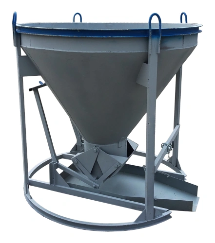 Бадья для бетона «Рюмка» 1,0 (БН-1,0), с лотком 600х1250 мм усиленная по ценам производителя в Екатеринбурге с доставкой по всей России