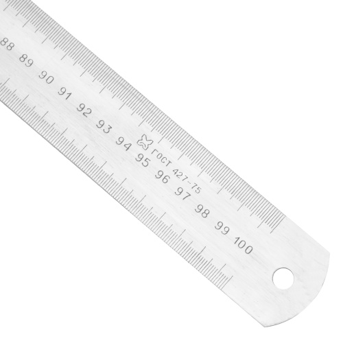 Линейка измерительная, 1000 мм, металлическая по ценам производителя в Екатеринбурге с доставкой по всей России