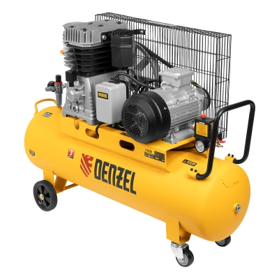 Компрессор воздушный, ременный привод BCI4000-T/100, 4.0 кВт, 100 литров, 690 л/мин Denzel по ценам производителя в Екатеринбурге с доставкой по всей России