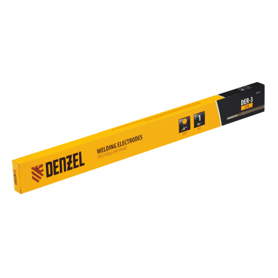 Электроды DER-3, диам. 4 мм, 1 кг, рутиловое покрытие Denzel по ценам производителя в Екатеринбурге с доставкой по всей России