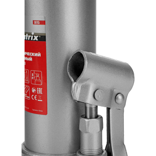 Домкрат гидравлический бутылочный, 6 т, h подъема 216-413 мм Matrix по ценам производителя в Екатеринбурге с доставкой по всей России