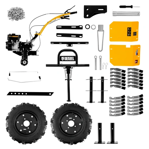 Мотоблок DPT-270X, 7 л.с, дисковое сцепление, ширина 90 см, глубина 35 см, фрез 3 х 4, ВОМ, передачи 2В/1Н Denzel по ценам производителя в Екатеринбурге с доставкой по всей России