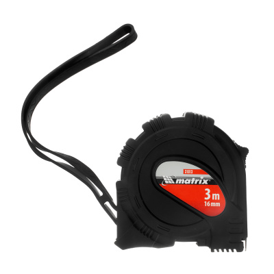 Рулетка Black,3 м х 16 мм,обрезиненный корпус Matrix по ценам производителя в Екатеринбурге с доставкой по всей России