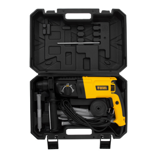 Перфоратор электрический RHH-800-26, SDS-plus, 800 Вт, 3 Дж, 3 плюс 1 реж. Denzel по ценам производителя в Екатеринбурге с доставкой по всей России