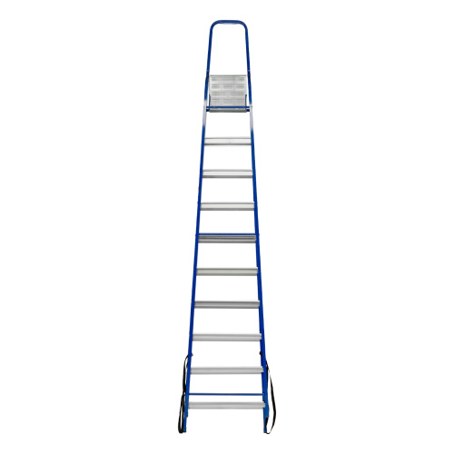 Стремянка, 10 ступеней, стальной профиль, алюминиевые ступени Сибртех по ценам производителя в Екатеринбурге с доставкой по всей России