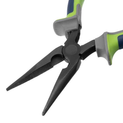 Длинногубцы прямые, 200 мм, трехкомпонентные рукоятки Сибртех по ценам производителя в Екатеринбурге с доставкой по всей России