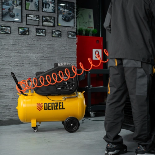 Компрессор воздушный рем. привод BCI 2200/100, 2,2 кВт, 100 литров, 420 л/мин Denzel по ценам производителя в Екатеринбурге с доставкой по всей России