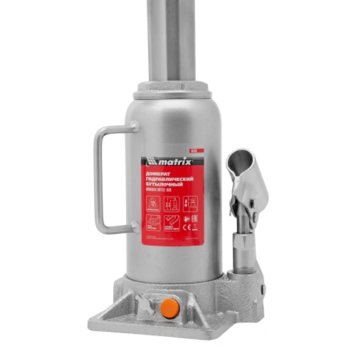 Домкрат гидравлический бутылочный, 12 т, h подъема 230-465 мм Matrix по ценам производителя в Екатеринбурге с доставкой по всей России