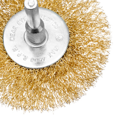 Набор щеток для дрели, 3 шт, 3 плоские, 50-63-75 мм, со шпильками, металлические Matrix по ценам производителя в Екатеринбурге с доставкой по всей России