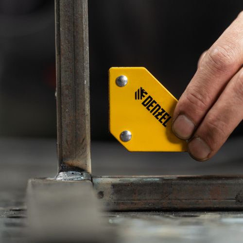 Набор из 2 магнитных сварочных фиксаторов и магнитной клеммы "масса" Denzel по ценам производителя в Екатеринбурге с доставкой по всей России