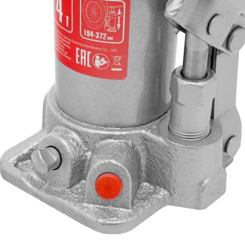 Домкрат гидравлический бутылочный, 4 т, высота подъема 194-372 мм, в пластиковый кейсе Matrix по ценам производителя в Екатеринбурге с доставкой по всей России