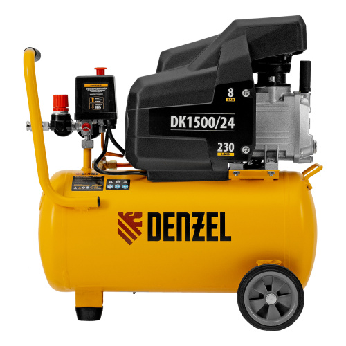 Компрессор воздушный DK1500/24, Х-PRO 1.5 кВт, 230 л/мин, 24 л Denzel по ценам производителя в Екатеринбурге с доставкой по всей России