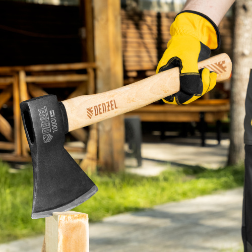Топор, 1000 г, кованый, буковое топорище Denzel по ценам производителя в Екатеринбурге с доставкой по всей России