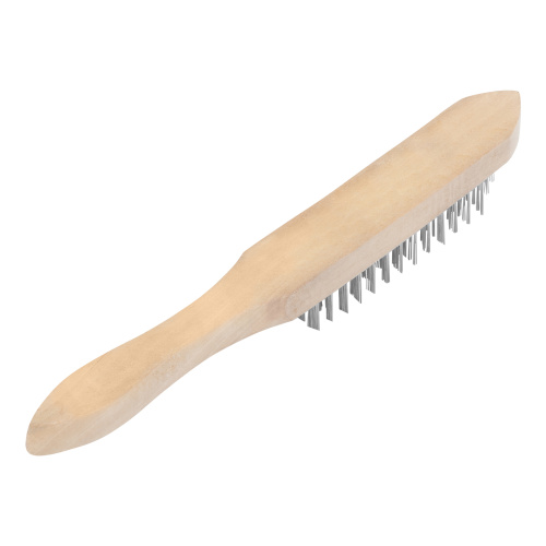 Щетка пятирядная металлическая с деревянной ручкой Sparta по ценам производителя в Екатеринбурге с доставкой по всей России