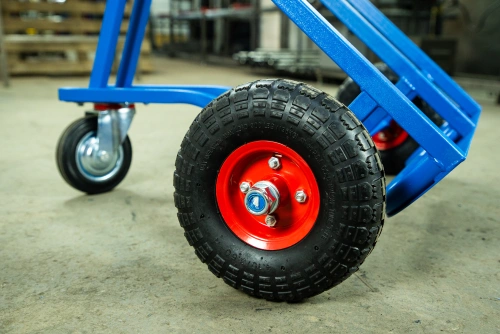 Тележка для газовых баллонов TOR ГБ-2, 2 баллона (250 пневмо колеса + 160 поворотное) по ценам производителя в Екатеринбурге с доставкой по всей России