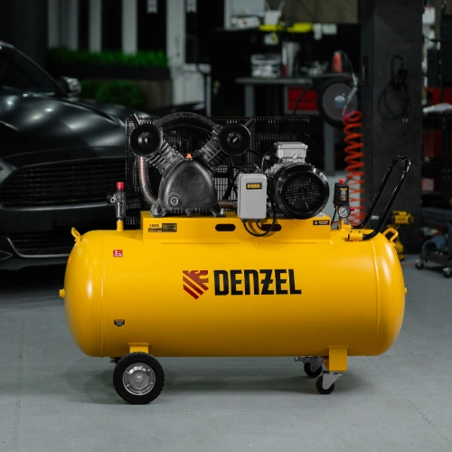 Компрессор воздушный рем. привод BCV 5500-T/270, 5,5 кВт, 270 литров, 850 л/мин Denzel по ценам производителя в Екатеринбурге с доставкой по всей России