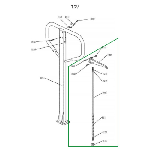 Тяга цепная в сборе для ручки TRV по ценам производителя в Екатеринбурге с доставкой по всей России