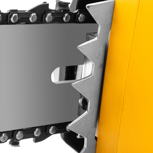 Пила цепная электрическая EDS-1800P, 1.8 кВт,поперечная, шина 40 см, шаг 3/8, паз 1.3 мм, 57 звеньев Denzel по ценам производителя в Екатеринбурге с доставкой по всей России