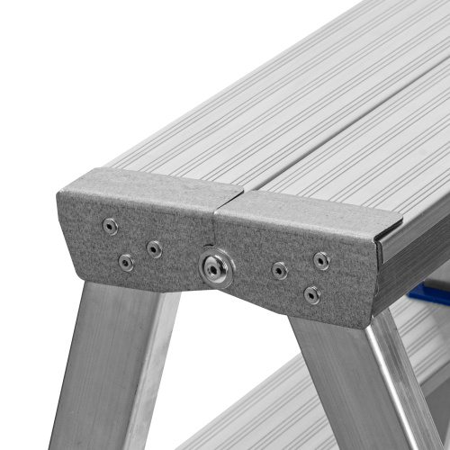 Стремянка двусторонняя 6 ступеней, алюминиевая, Сибртех по ценам производителя в Екатеринбурге с доставкой по всей России