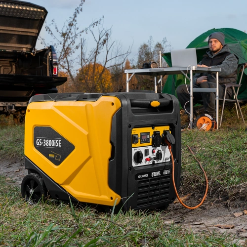 Генератор инверторный GS-3800iSE, 3,8 кВт, 230 В, закрытый корпус,электростартер Denzel по ценам производителя в Екатеринбурге с доставкой по всей России
